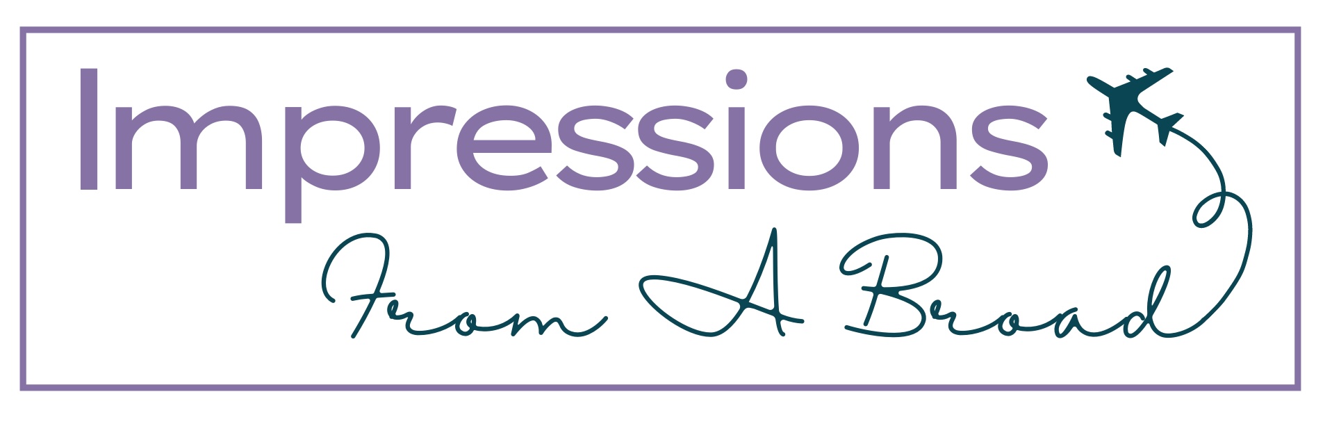 Impressions From A Broad - Logo Designs